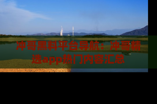 冲哥黑料平台导航：冲哥精选app热门内容汇总