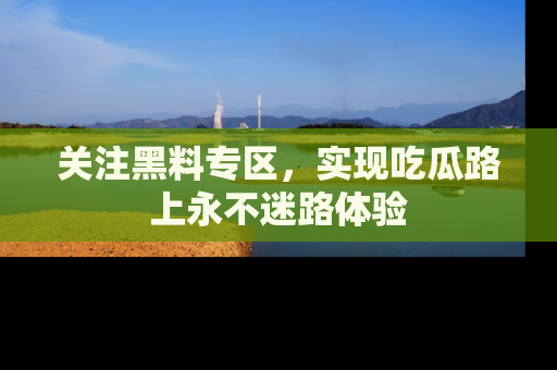 关注黑料专区，实现吃瓜路上永不迷路体验