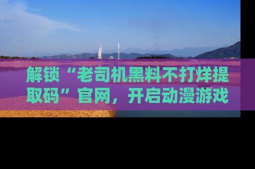 解锁“老司机黑料不打烊提取码”官网，开启动漫游戏的新次元之旅！