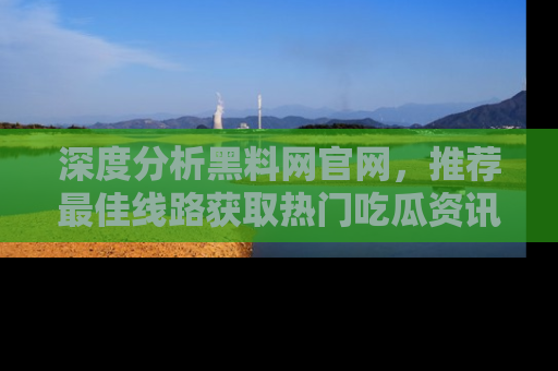 深度分析黑料网官网，推荐最佳线路获取热门吃瓜资讯