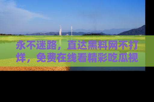 永不迷路,直达黑料网不打烊,免费在线看精彩吃瓜视频!